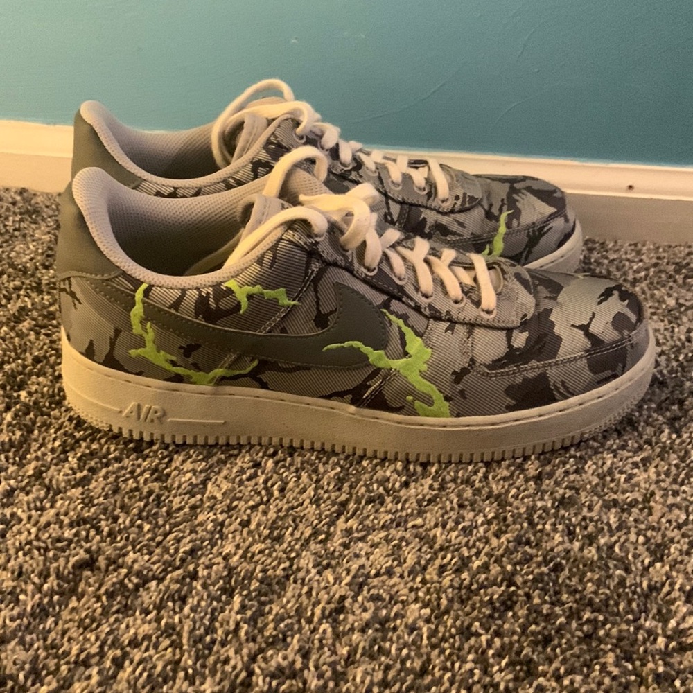 mens camo air force 10.5